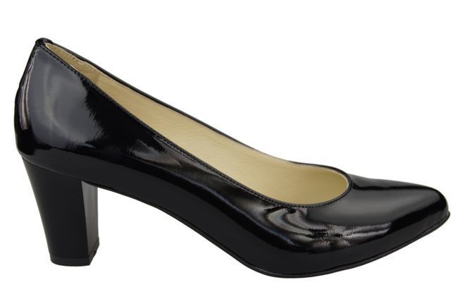 Women's shoes Pumps natural leather Lacquer 974 ElitaBut