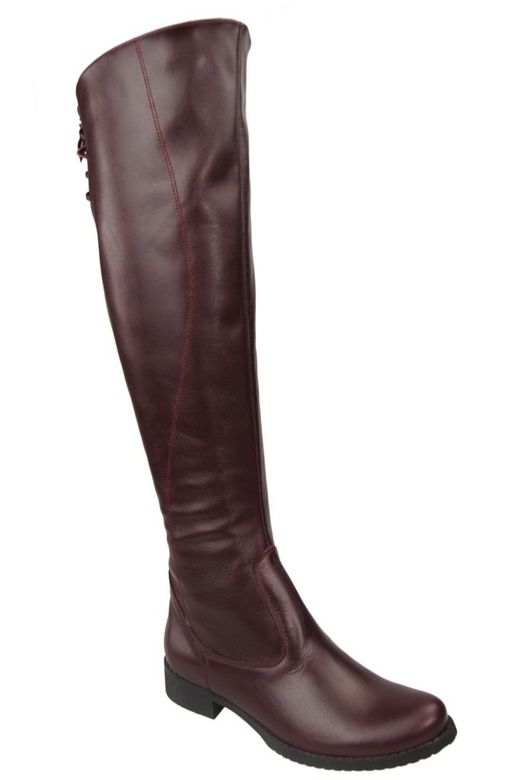 Shoes Boots Women Boots Over the knee boots Over the knee Natural Leather 121 ElitaBut