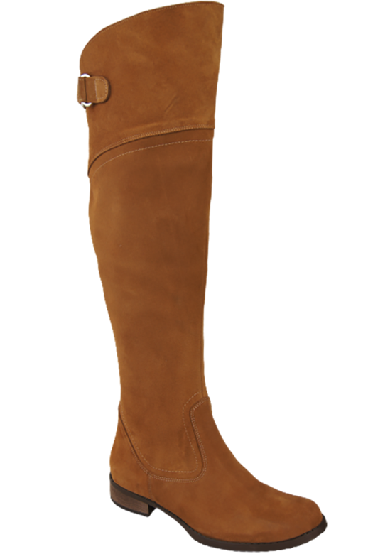 Shoes Boots Women Boots Over-the-knee boots Over-the-knee natural leather Velor 154 ElitaBut