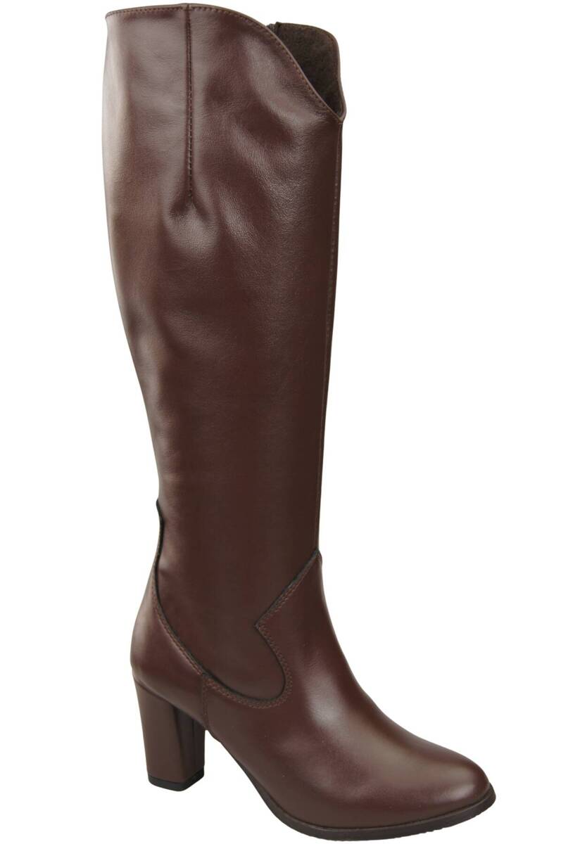 Stylish Footwear Women's Boots On A Heel Natural Leather 211 ElitaBut