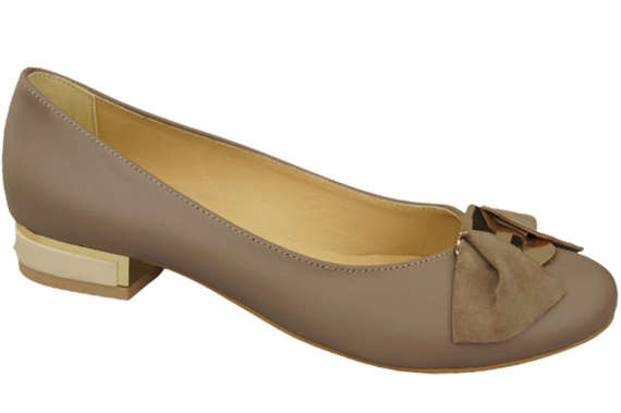 Women's Ballerinas Shoes Natural Leather 894 ElitaBut