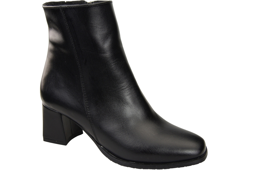 Women's Black Winter Ankle Boots Genuine Leather 214 From ElitaBut