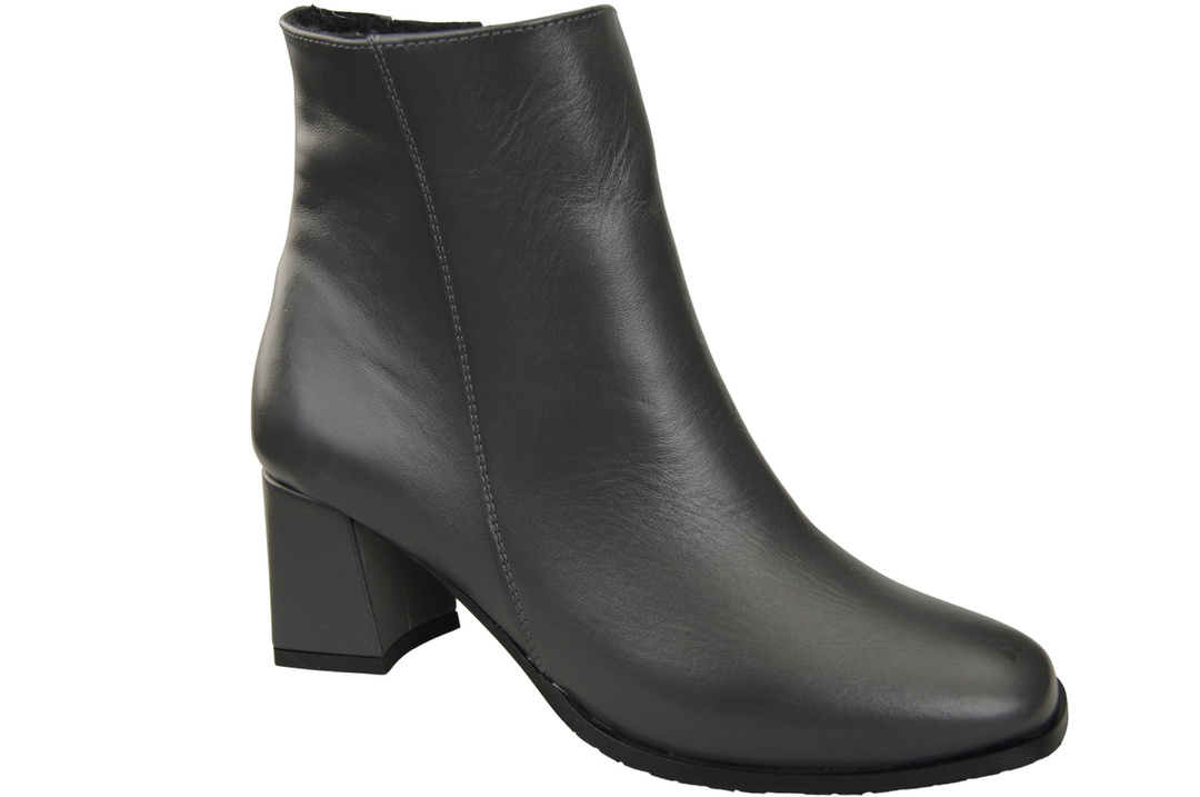 Women's Black Winter Ankle Boots Genuine Leather 214 From ElitaBut