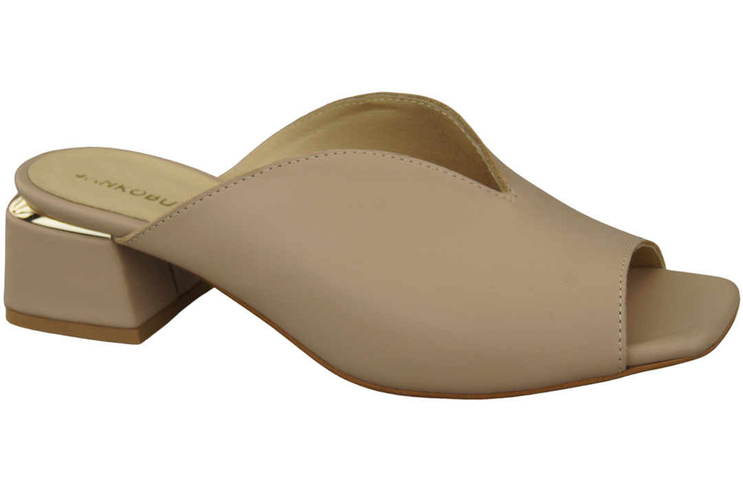 Women's Shoes High-Heeled Flip-Flops Natural Leather 210 ElitaBut