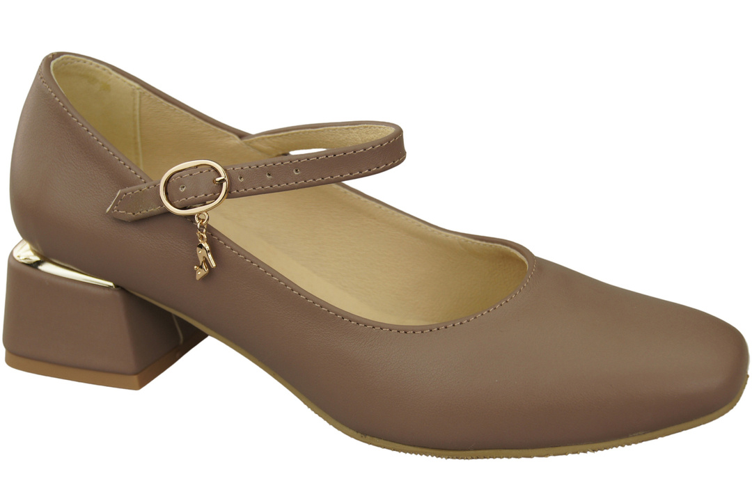 Women's shoes Pumps with a strap, natural leather 202 ElitaBut