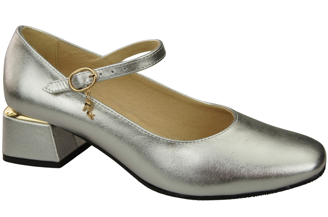 Women's shoes Pumps with a strap, natural leather 202 ElitaBut