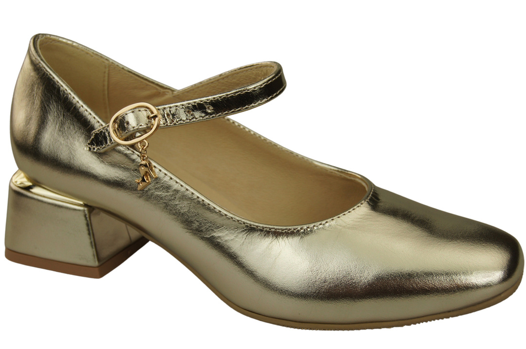 Women's shoes Pumps with a strap, natural leather 202 ElitaBut