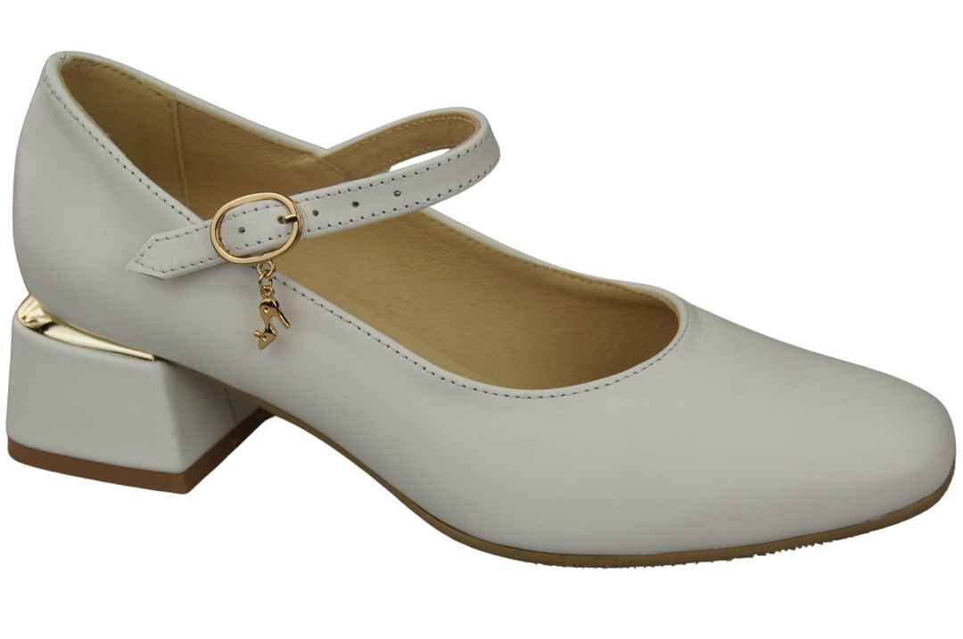 Women's shoes Pumps with a strap, natural leather 202 ElitaBut