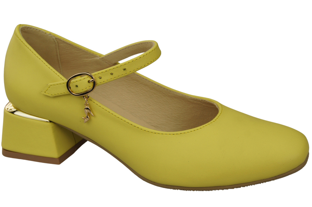 Women's shoes Pumps with a strap, natural leather 202 ElitaBut