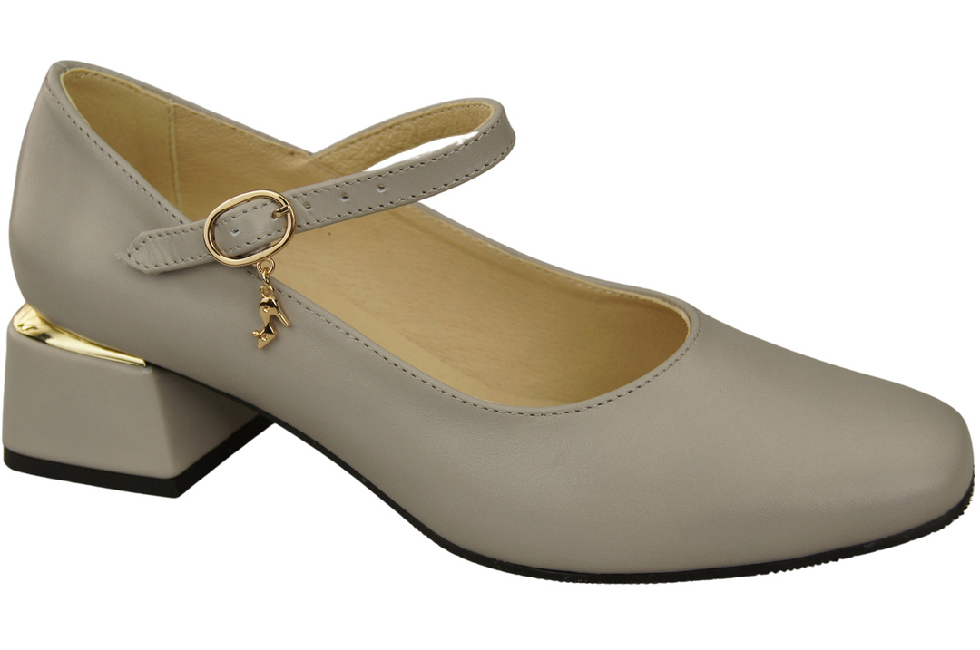 Women's shoes Pumps with a strap, natural leather 202 ElitaBut