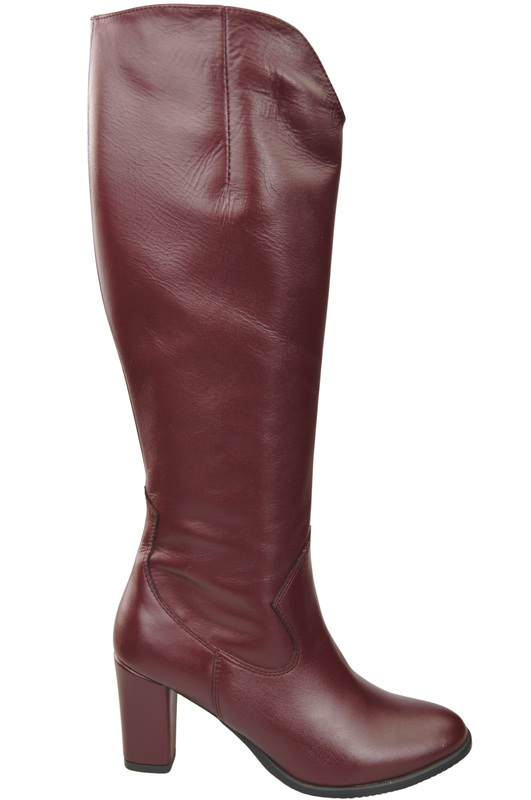 Stylische Damen Stiletto Stiefel Naturleder 211 ElitaBut