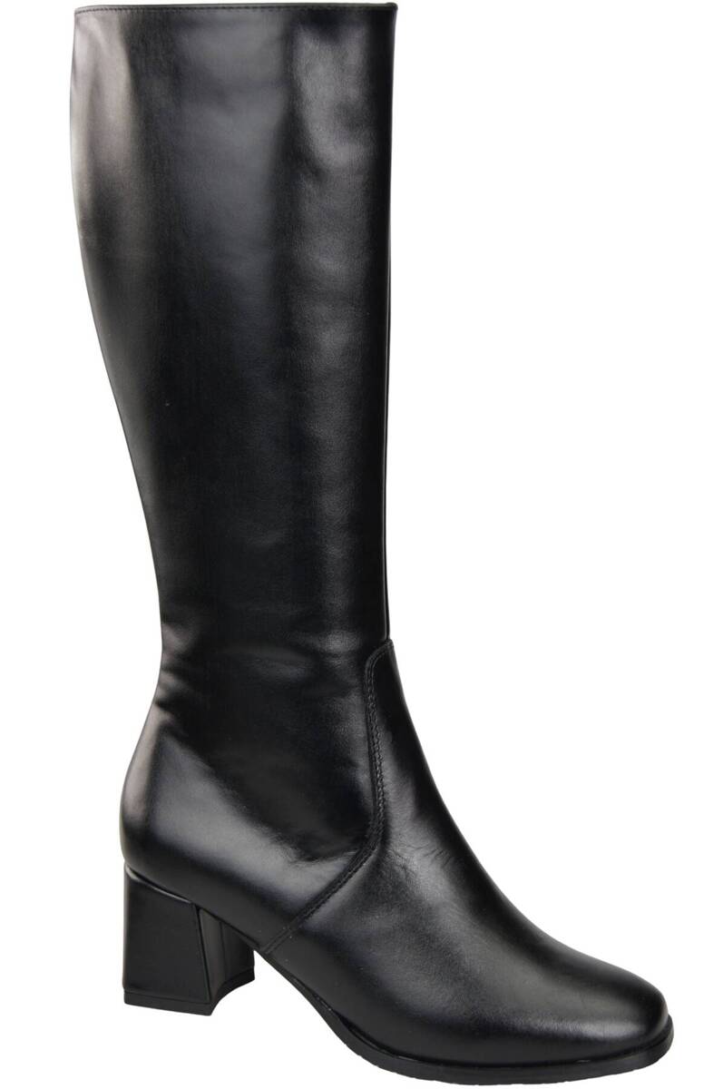 Bequeme Damenstiefel mit niedrigem Absatz Naturleder 212 ElitaBut