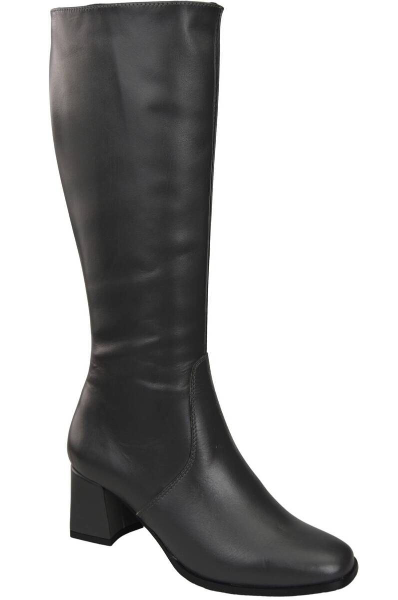 Bequeme Damenstiefel mit niedrigem Absatz Naturleder 212 ElitaBut