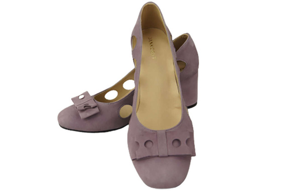 Women's shoes Pumps Natural leather suede 182 ElitaBut