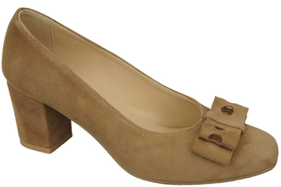 Women's shoes Pumps Natural leather suede 163 ElitaBut