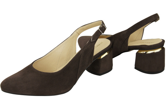 Women's Sandals in Natural Suede Leather - Elegance and Comfort 196 Z ElitaBut