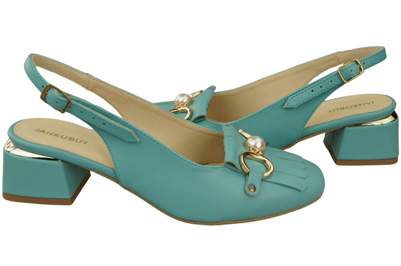 Women's Shoes Sandals Decorated with Fringes Natural Leather 208 ElitaBut