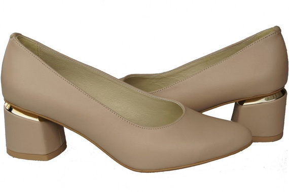 Women's shoes Pumps Natural leather 143 ElitaBut