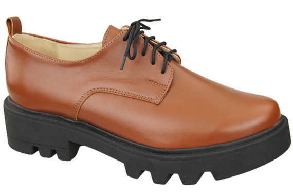 Women's shoes Lace-up leather Natural 180 ElitaBut