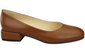 Comfortable Women's Shoes Flat Pumps, Natural Leather 204 ElitaBut