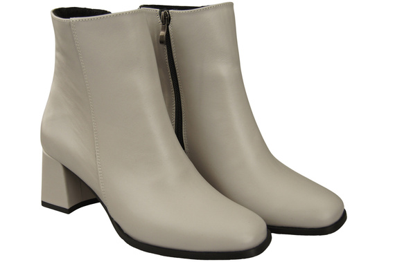 Women's Black Winter Ankle Boots Genuine Leather 214 From ElitaBut