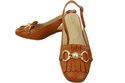 Women's Shoes Sandals Decorated with Fringes Natural Leather 208 ElitaBut