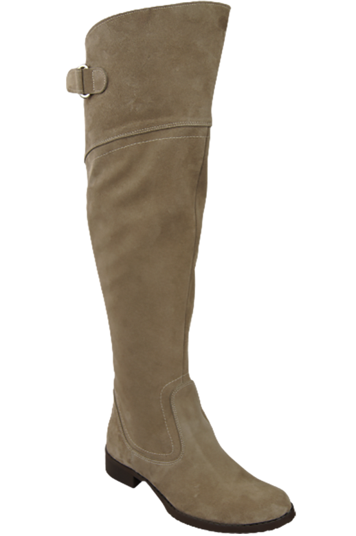 Shoes Boots Women Boots Over-the-knee boots Over-the-knee natural leather Velor 154 ElitaBut