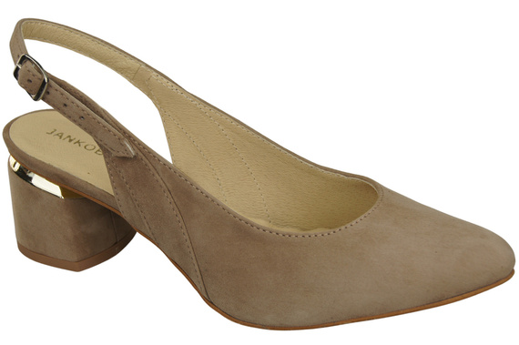 Women's Sandals in Natural Suede Leather - Elegance and Comfort 196 Z ElitaBut