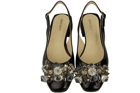 Women's Shoes Sandals with Crystals Natural Leather 215 ElitaBut