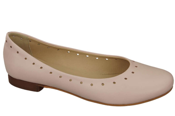 Women's Shoes Comfortable Ballerinas Natural Leather 162 ElitaBut