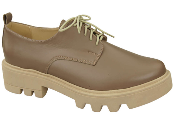 Women's shoes Lace-up leather Natural 180 ElitaBut