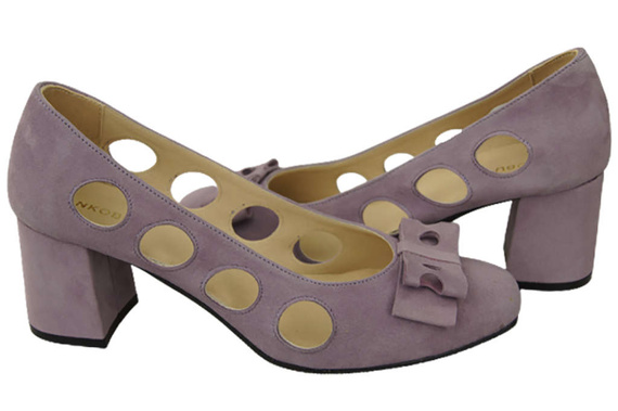 Women's shoes Pumps Natural leather suede 182 ElitaBut