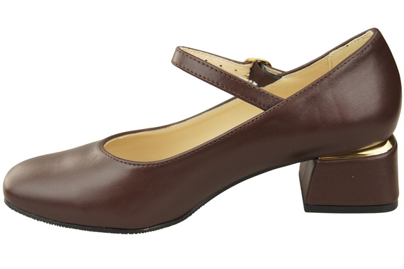 Women's shoes Pumps with a strap, natural leather 202 ElitaBut
