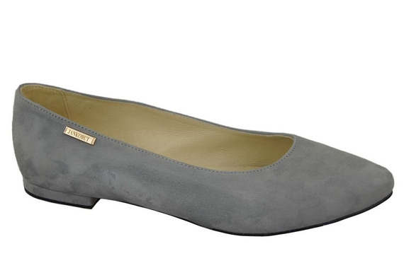 Women's shoes Ballerinas natural leather Suede 131 ElitaBut