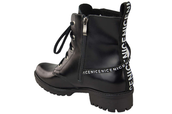 Footwear Boots Women's boots with the inscription NICE Natural Leather 173 Z ElitaBut