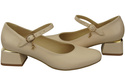 Women's shoes Pumps with a strap, natural leather 202 ElitaBut