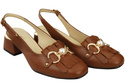 Women's Shoes Sandals Decorated with Fringes Natural Leather 208 ElitaBut