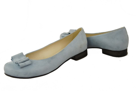 Women's Shoes Ballerinas natural leather Suede 126 ElitaBut