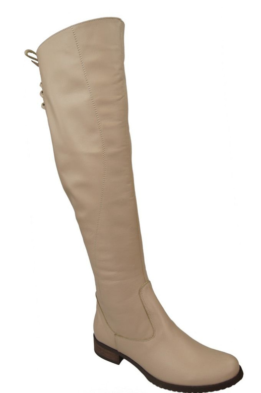 Shoes Boots Women Boots Over the knee boots Over the knee Natural Leather 121 ElitaBut