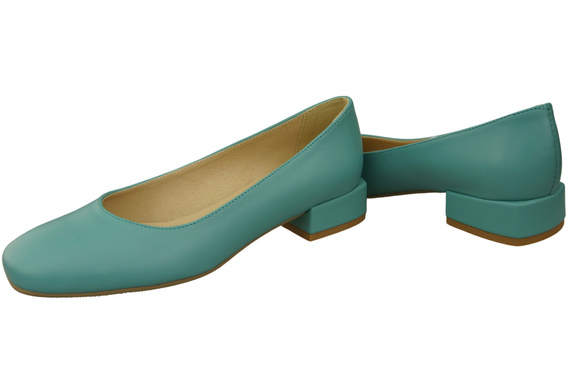 Comfortable Women's Shoes Flat Pumps, Natural Leather 204 ElitaBut