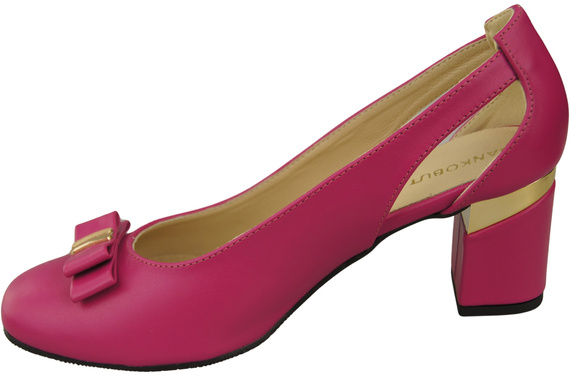 Shoes Women's pumps in Natural Leather with Decorative Heel 199 ElitaBut