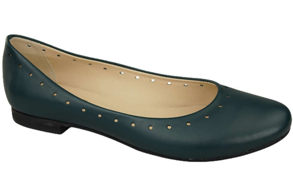 Women's Shoes Comfortable Ballerinas Natural Leather 162 ElitaBut