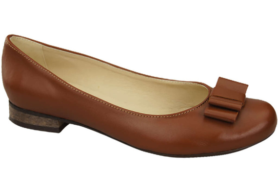 Women's Ballerinas Shoes Natural Leather 702 ElitaBut