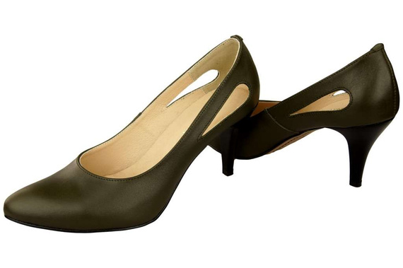 Women's shoes Pumps Natural leather 166 ElitaBut