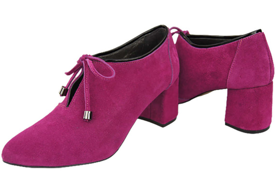 Women's shoes Low shoes Natural leather velor 183 ElitaBut