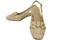 Women's Shoes Sandals Decorated with Fringes Natural Leather 208 ElitaBut