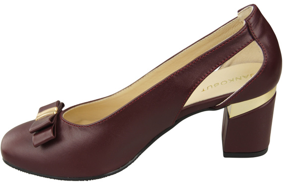 Shoes Women's pumps in Natural Leather with Decorative Heel 199 ElitaBut