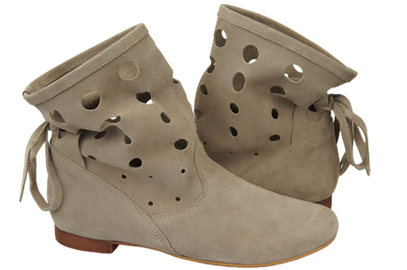 Shoes Boots Women's natural leather velor 160 ElitaBut