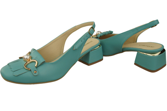 Women's Shoes Sandals Decorated with Fringes Natural Leather 208 ElitaBut