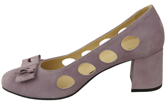 Women's shoes Pumps Natural leather suede 182 ElitaBut